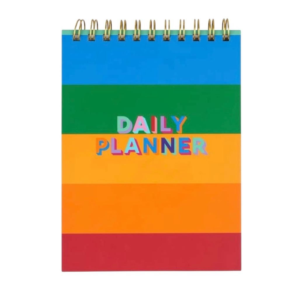 Daily Planner Spiral Notebook - Multicolor